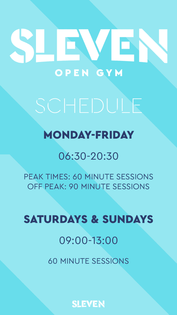 Open Gym schedule 1